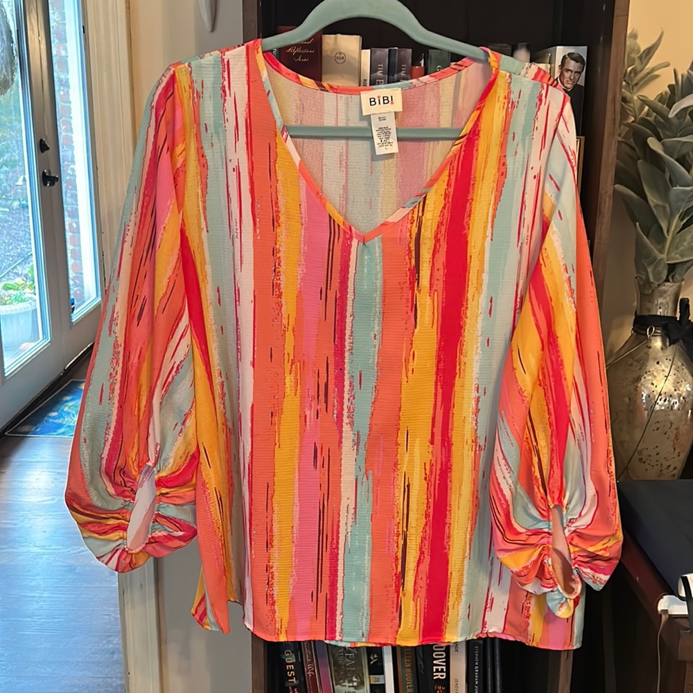 Colorful Bibi top